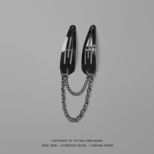 Clockwork Home Chain Dark Hairpin Black Hairpin Chain