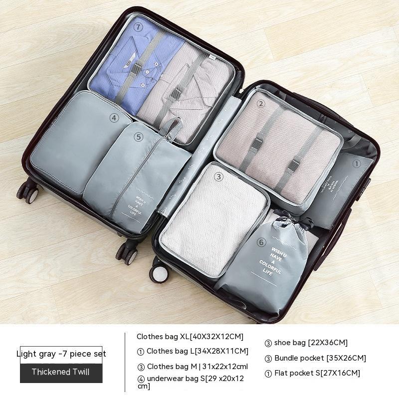 Seven-piece Storage Bag Oxford Cloth Waterproof