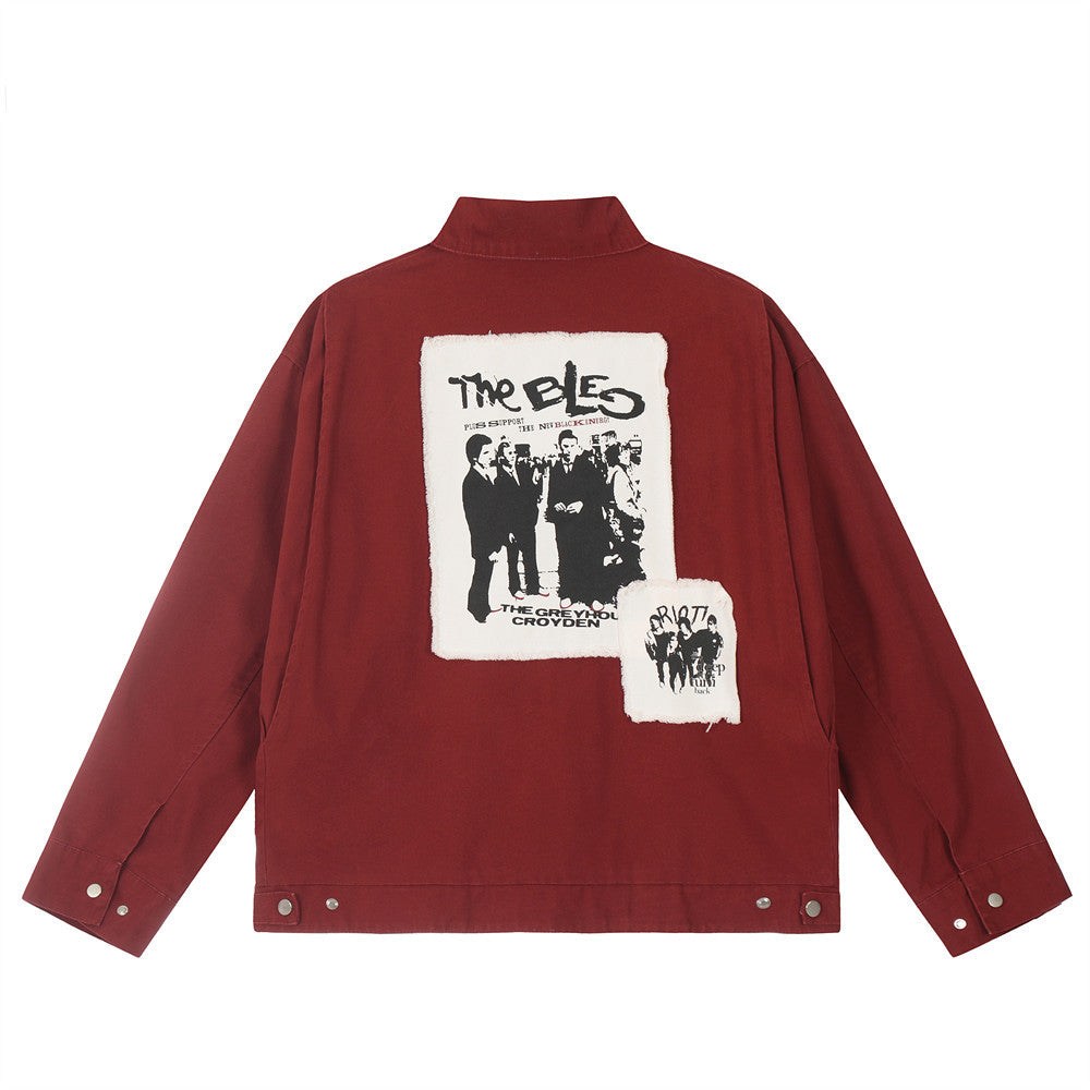 Fashion Retro Men's Canvas Denim Coat