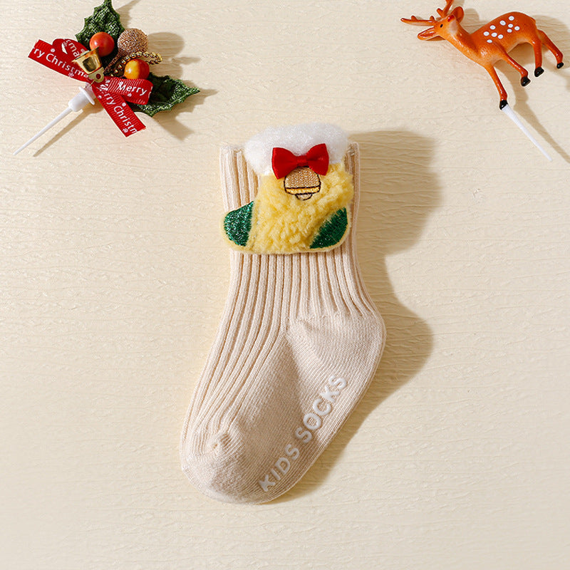 Non-slip Floor Socks Cartoon Children's Mid-calf Socks Baby's Socks