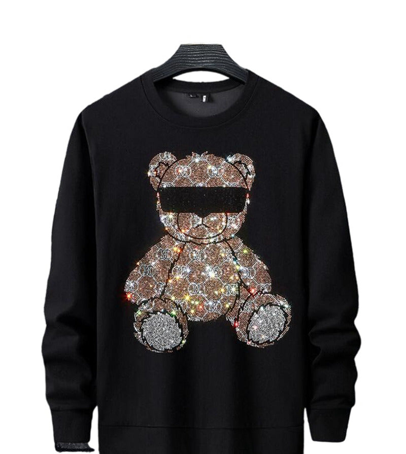 Men's Ironing Round Neck Long Sleeve T-shirt