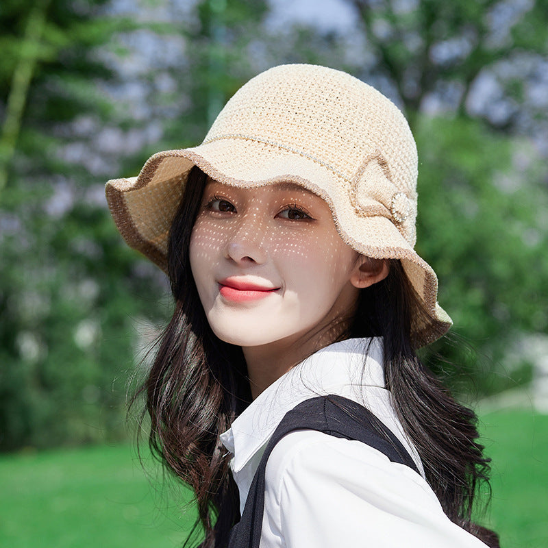 Fashion Sunscreen Sun Hat Ladies Bow