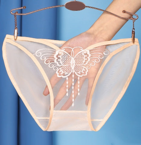 Butterfly High Elastic Breathable Transparent Briefs