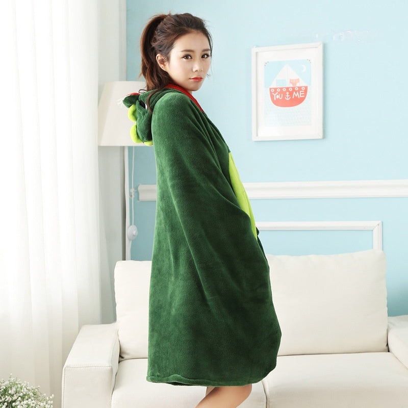 Shawl Cloak Robe Air Conditioning Blanket Lazy Blanket Pajamas
