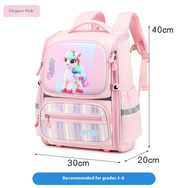 Astronaut Bag Schoolbag Burden Reduction Boys And Girls Large Capacity
