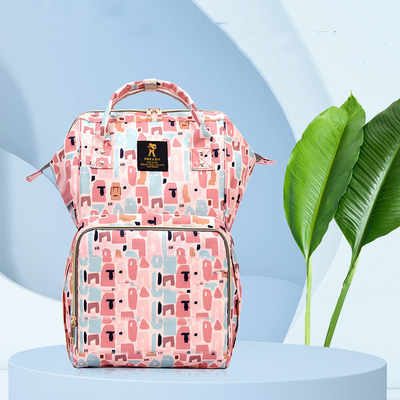 Mommy New Fashion Trendy Moms Shoulders Mother And Baby Backpack