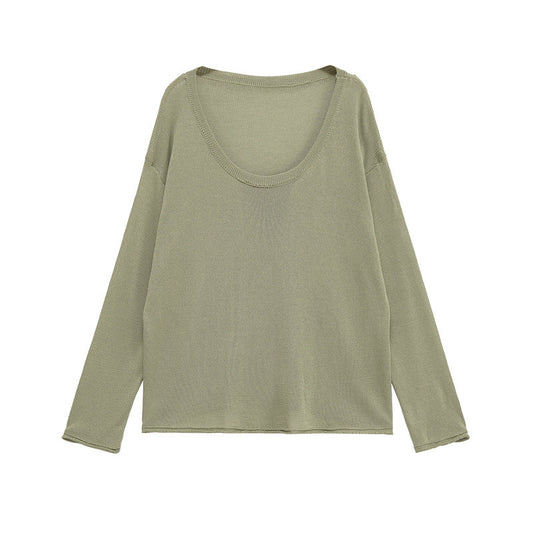 Loose Casual Women's Knitted Sweater