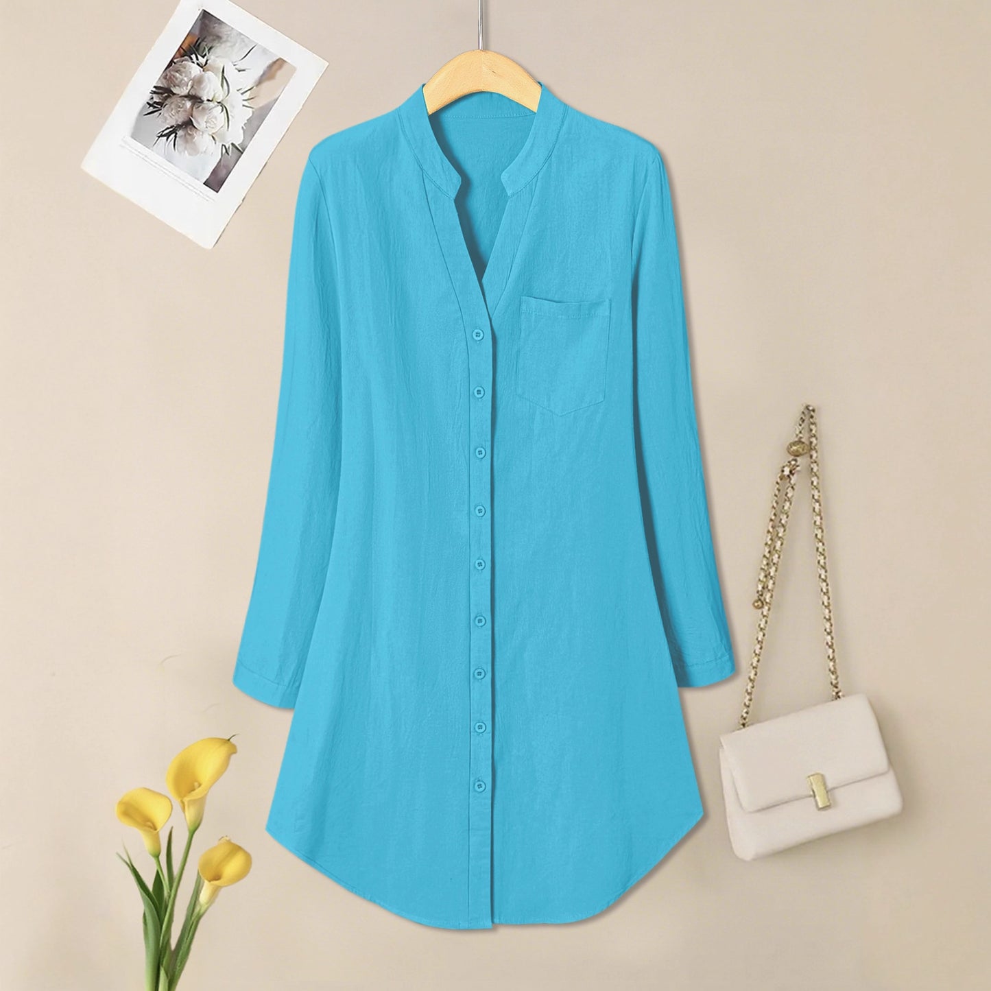 Stylish And Minimalist Long Sleeve Top For Women