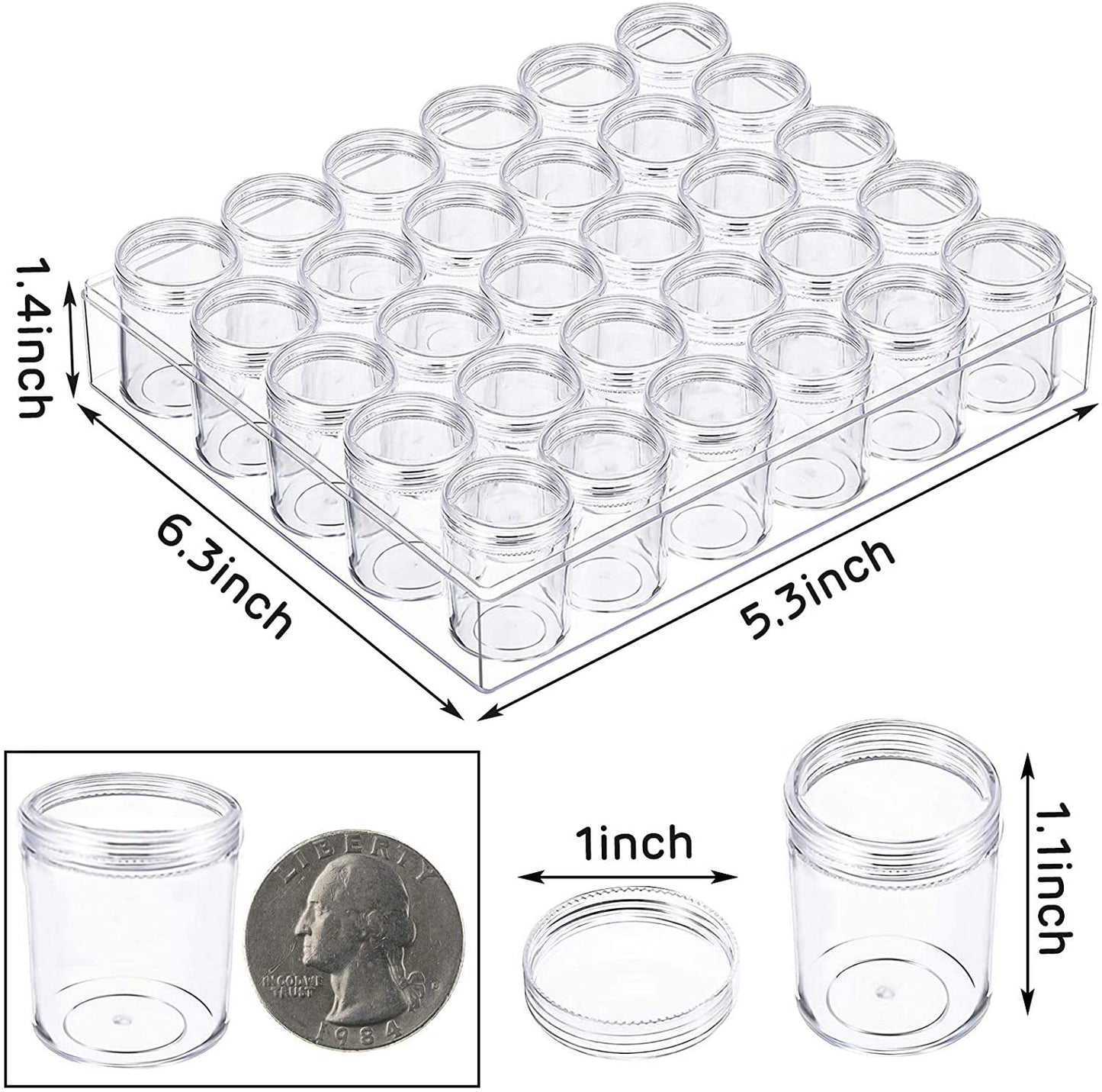 Drill Tool Transparent Storage Box