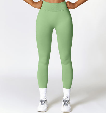 High Waist Hip Lift Brushed Yoga Pants Women's Fitness Pants