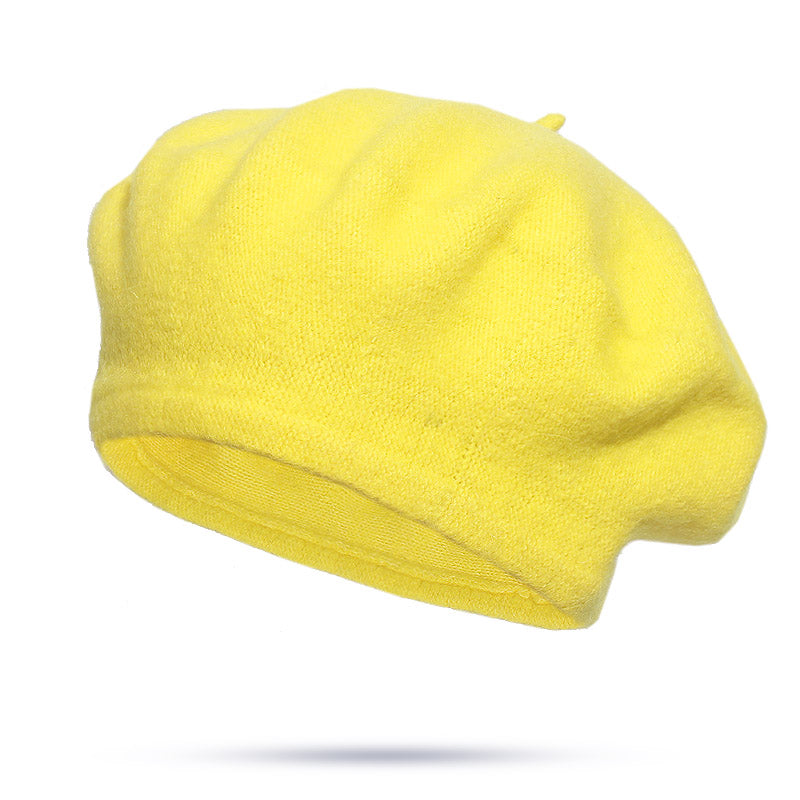 Wool Beret Vintage Woolen Painter Hat