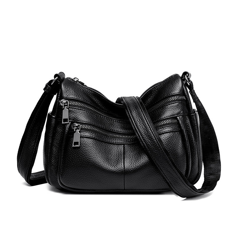 First Layer Cowhide Mother Genuine Leather Fashion Shoulder Messenger Bag