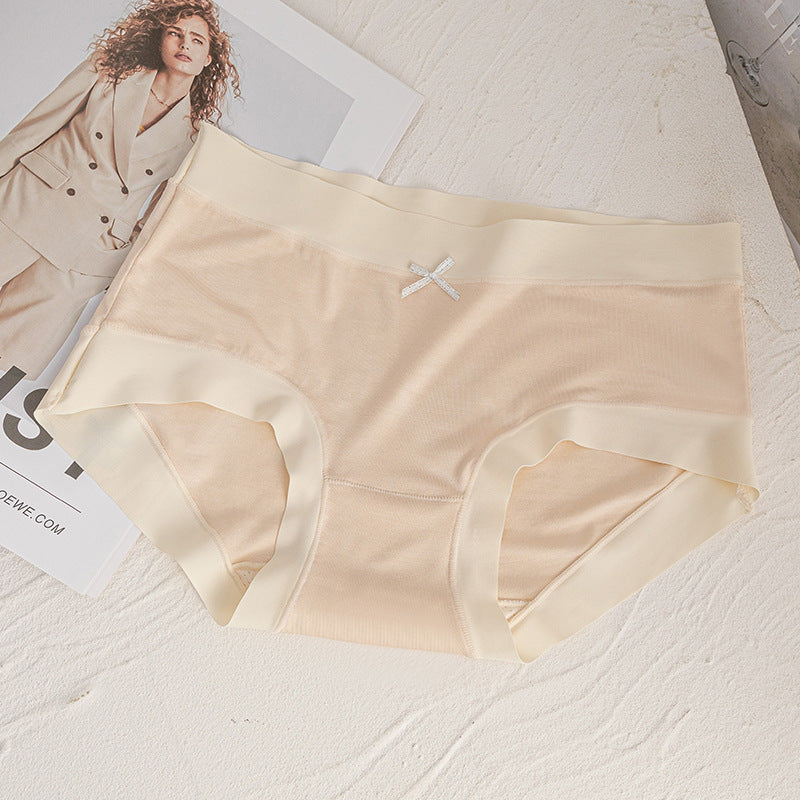 Skin-friendly Comfortable 7A Antibacterial Women's Underwear Silk Crotch