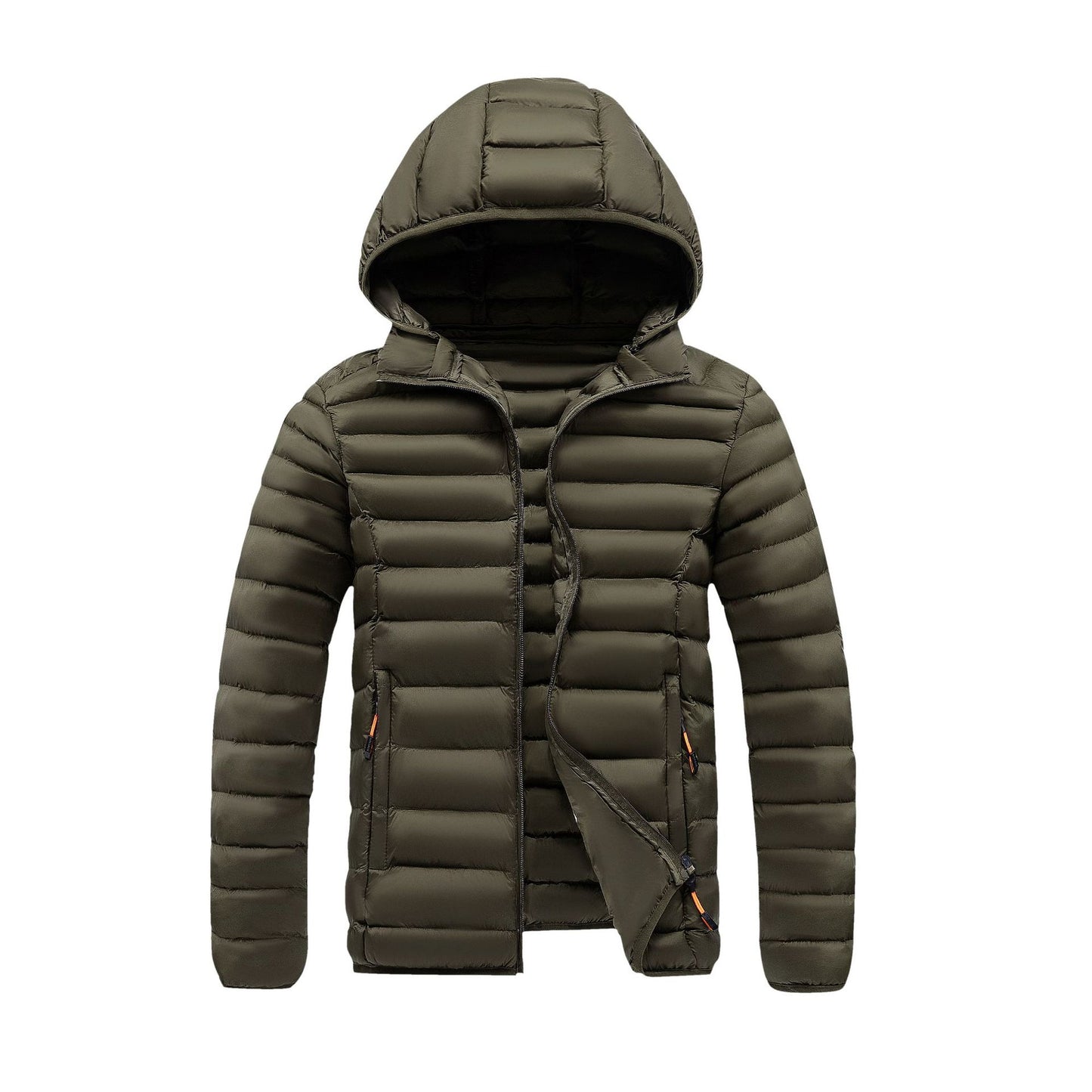 Rib Cotton-padded Coat Slim-fit Lightweight Cotton-padded Jacket Lightweight Multi-color