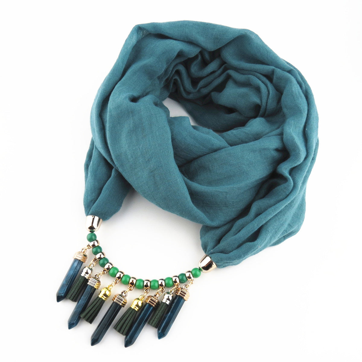 Fashion Cotton And Linen Scarf Korean Velvet Pendant TR Cotton Foreign