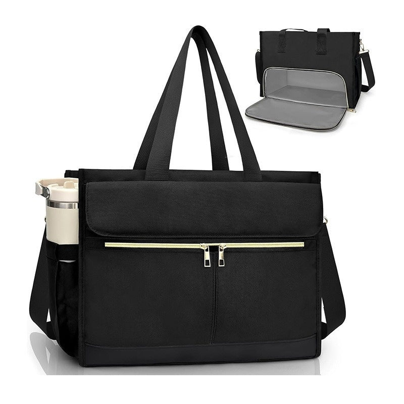 New Womens Oxford Fabric Bag Large Capacity Insulated Lunch Tote