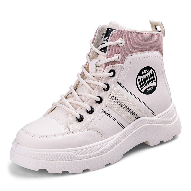 New Martin Boots Women Fashion British Style Thick Sole