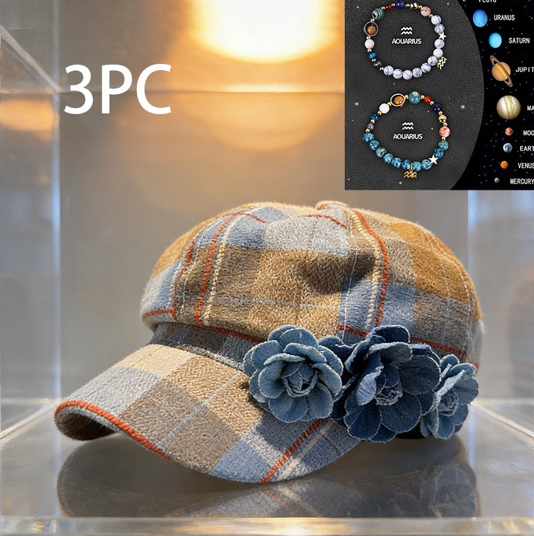 British-style Casual Painter Hat That Is Versatile And Can Show Off Your Face