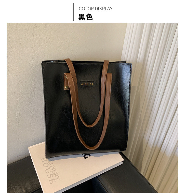 Western Style All-matching Shoulder Bag Portable Tote Bag