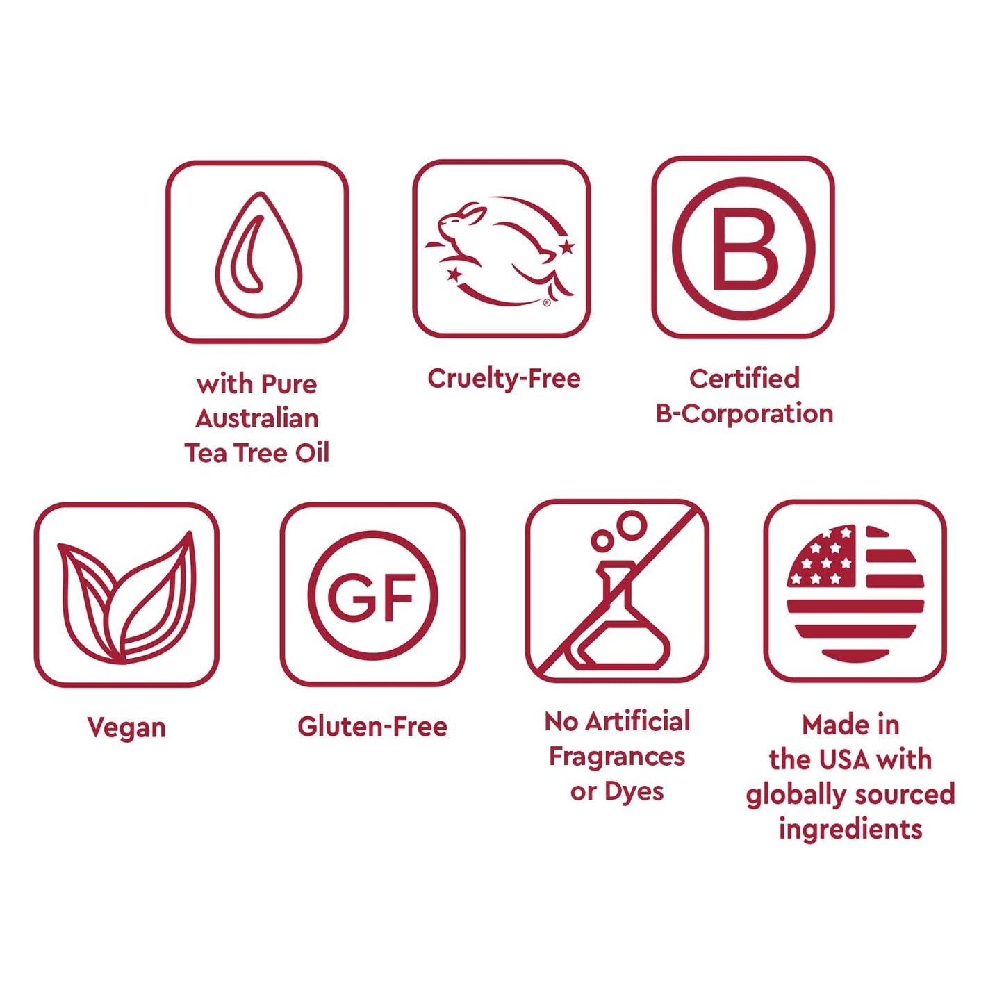 Thoroughly Clean Face Wash with Tea Tree Oil, Castile Soap and Coconut Oil - Organic Facial Cleanser for Sensitive and Oily Skin, Vegan & Cruelty-Free, 32 Fl Oz