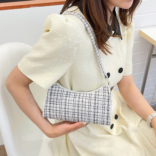 Korean-style Casual Plaid Trendy Cute Tote Bag For Women