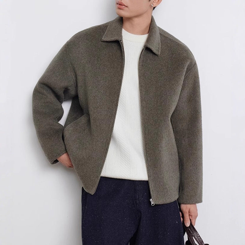 Double-sided Woolen Coat Men's Autumn And Winter