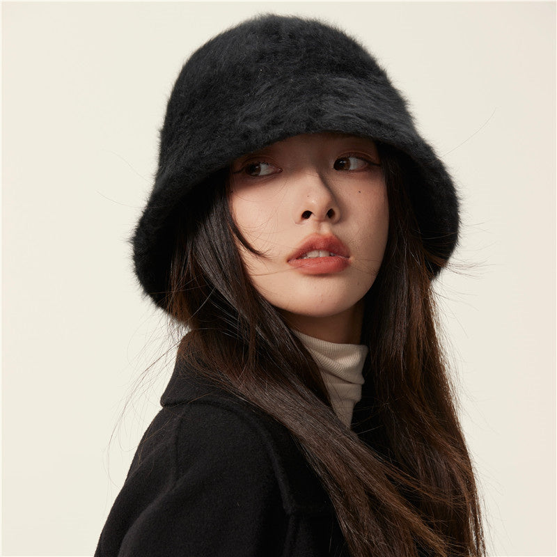 Women's Plush Knitting Fisherman's Hat