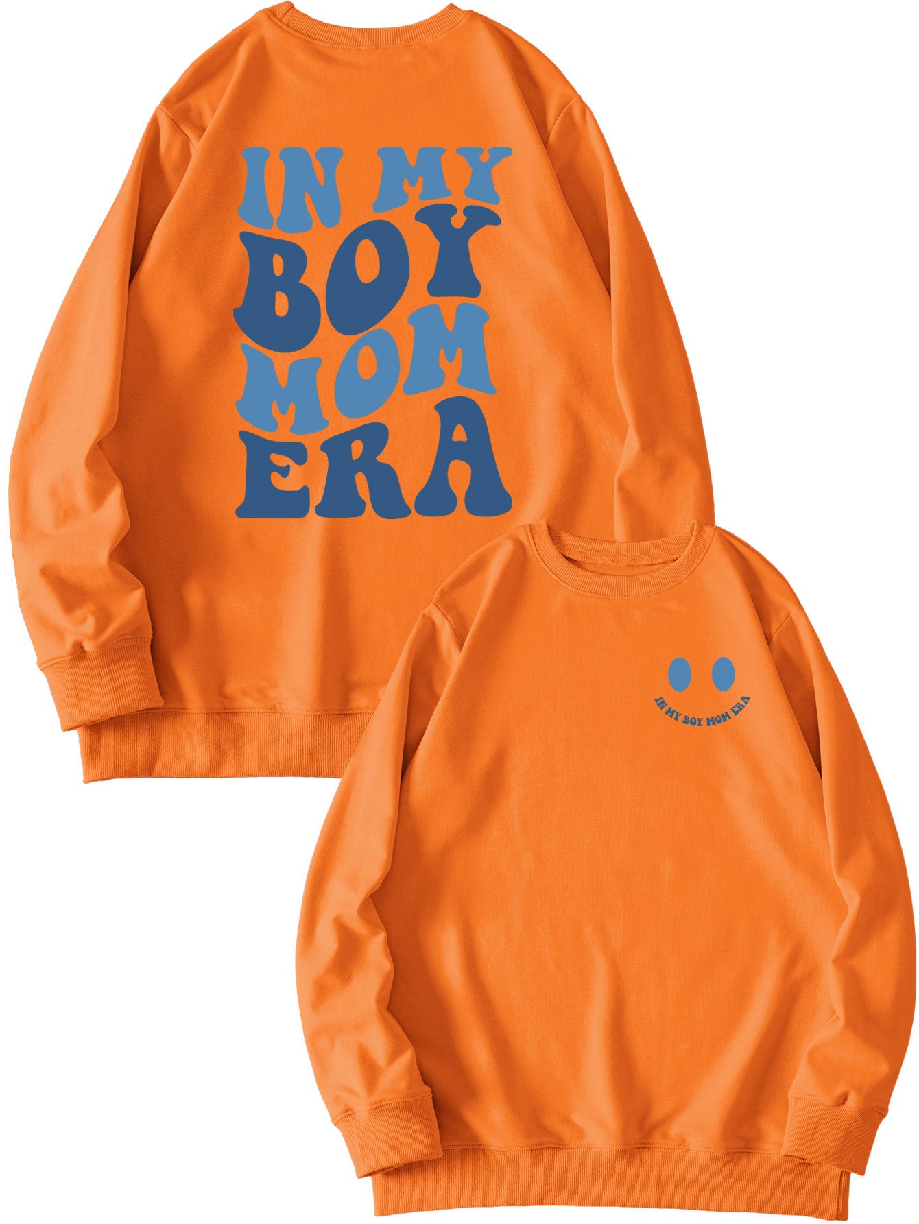 Double-sided Printed Pullover Sweatshirt Long-sleeved Shirt