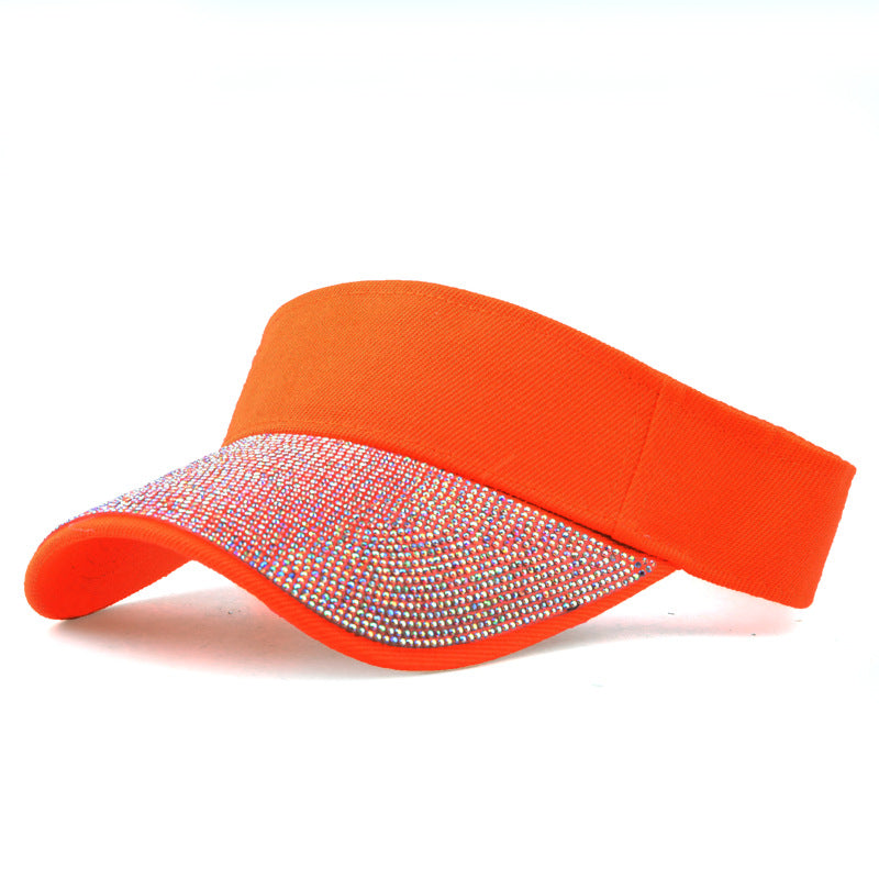 Female Dot Diamond Hollow Top Hat