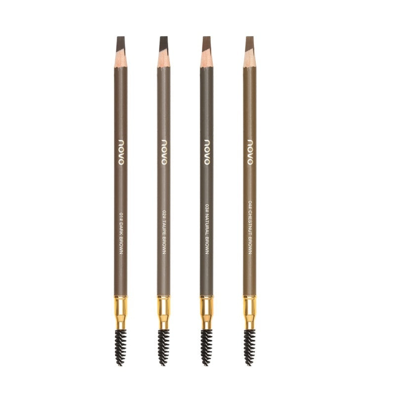 Natural Shaping Machete Smudge-proof Double-ended Eyebrow Pencil