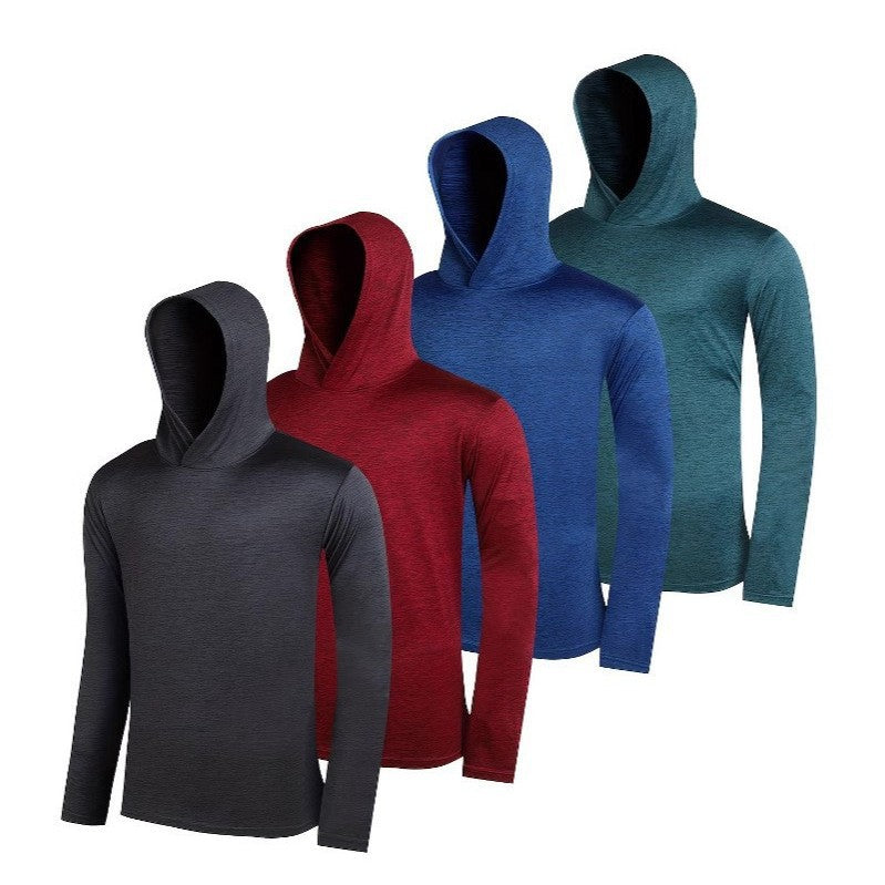 Autumn And Winter With Hat Pullover Long Sleeve T-shirt
