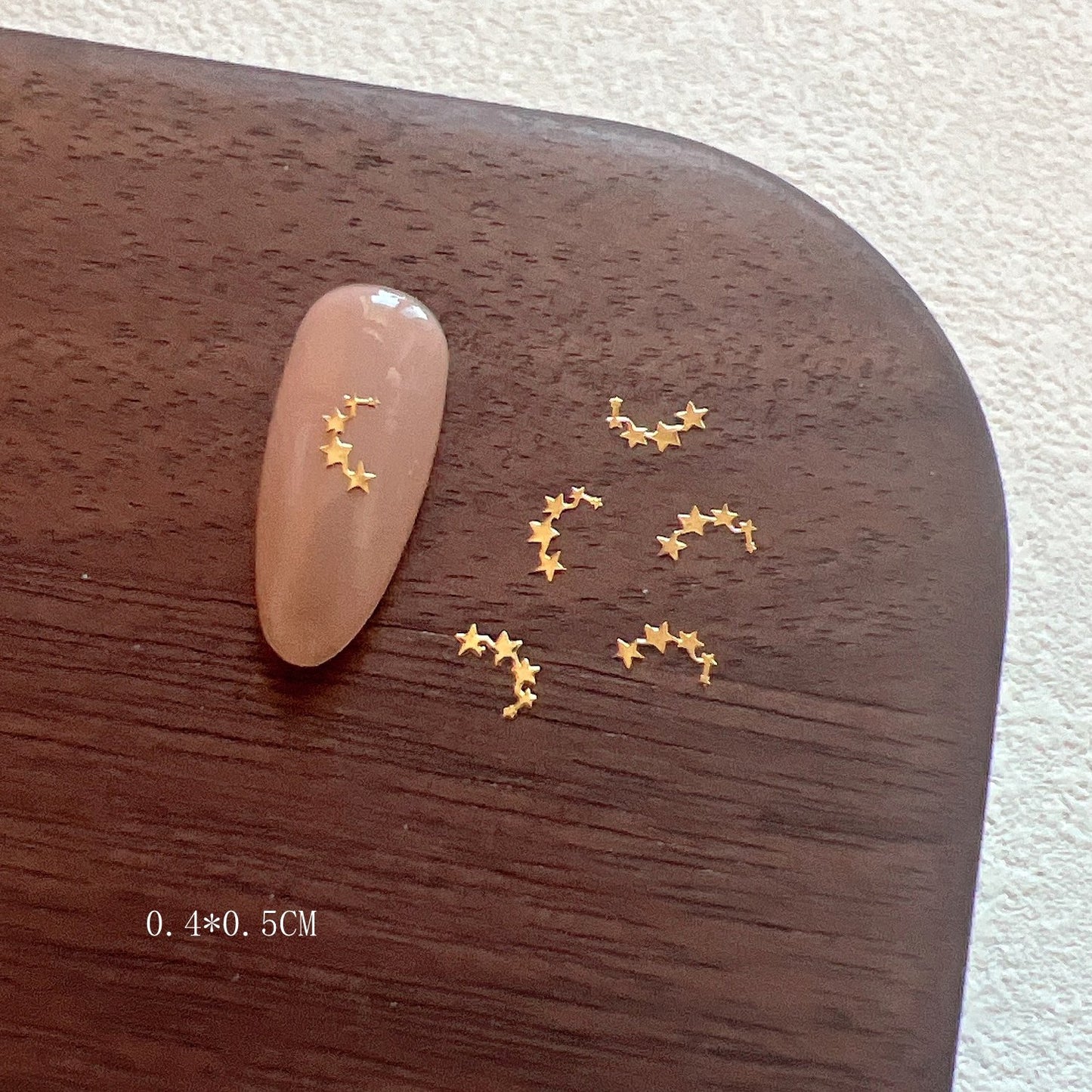 Gold And Silver Star Nail Art Metal Flakes