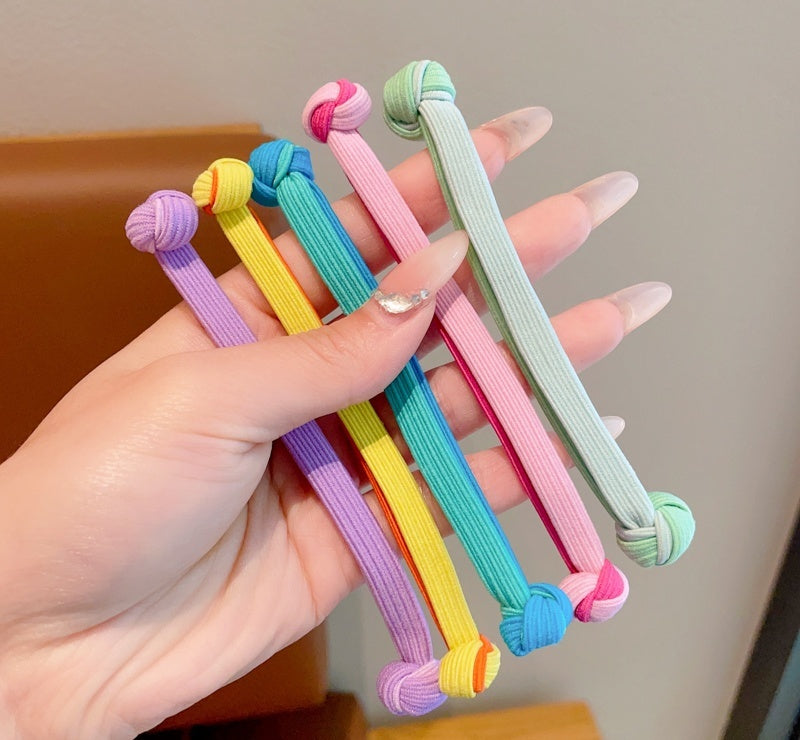 Girls' High-end Hair Band With Rubber Band