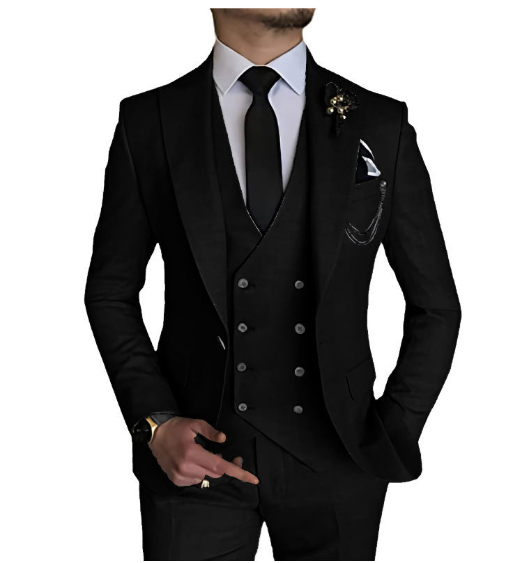 Business Casual Men's Three-piece Suit