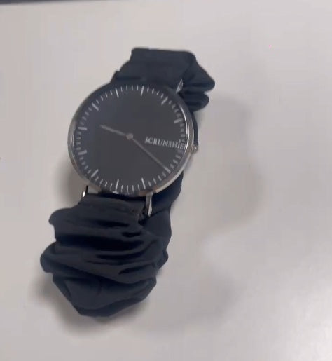 Scrunchie Watch   Hidden Zipper Pocker Watch