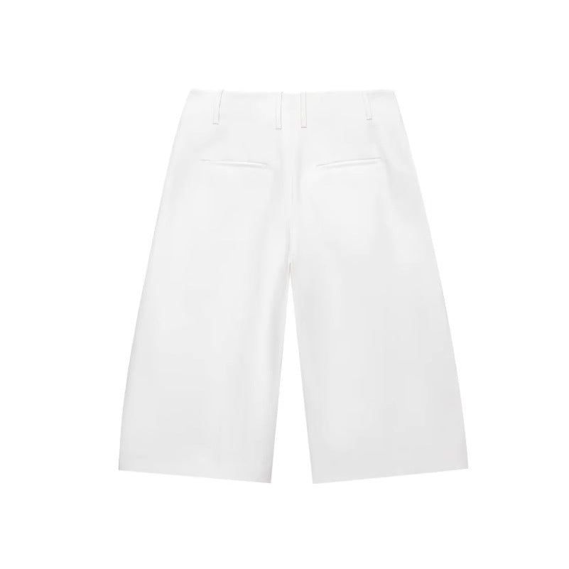 Women's Fashion Simple Mid-length Shorts