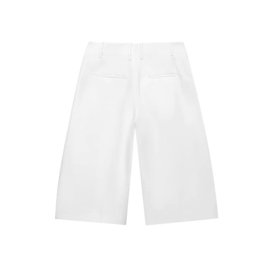 Women's Fashion Simple Mid-length Shorts