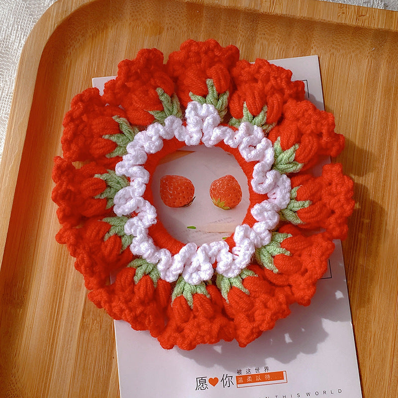 Handmade Crochet Orchid Yarn Headband