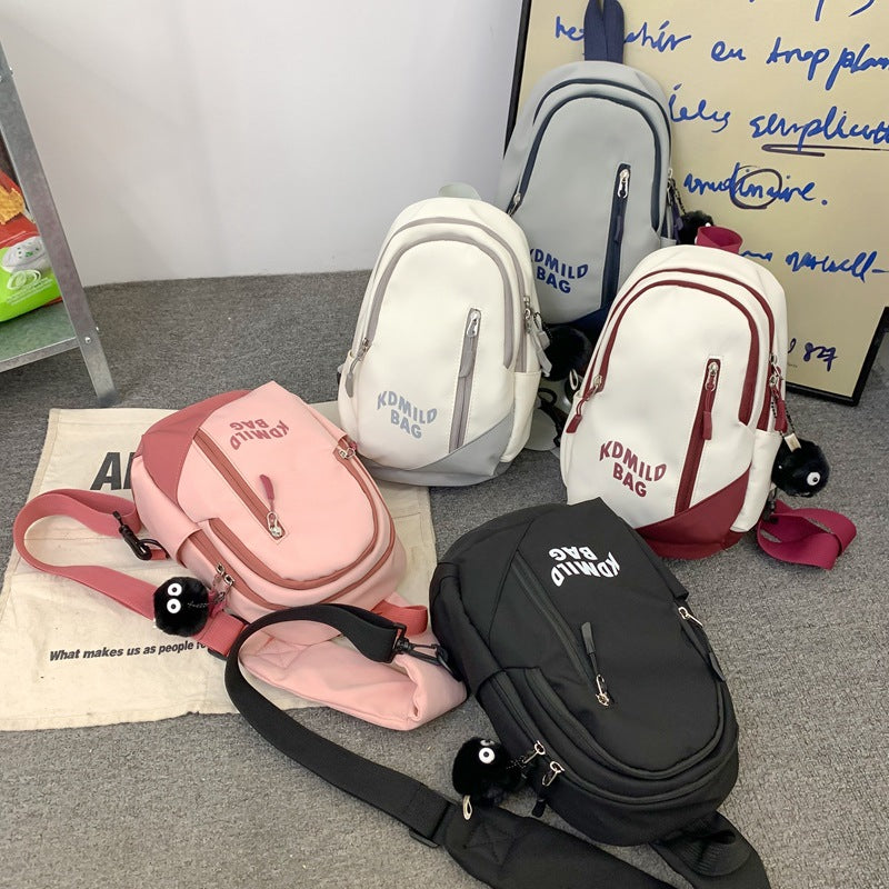 Japansk Crossbody Taske til Kvinder, Casual, Stor Kapacitet, Mode Skuldertaske