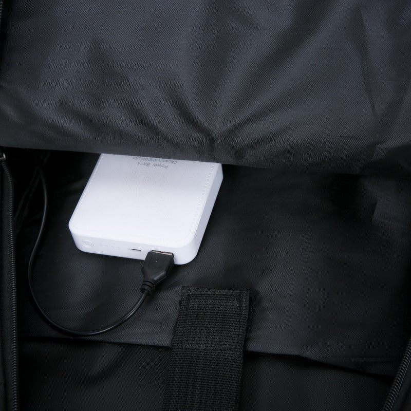 Men's Leisure Travel Large Capacity Three-piece Multifunctional USB Backpack