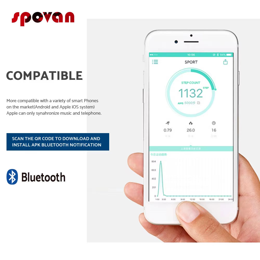 Sport Smart Watch Men Professional 5ATM Waterproof Bluetooth Call Reminder Digital Alarm Clock for Ios Android Phone