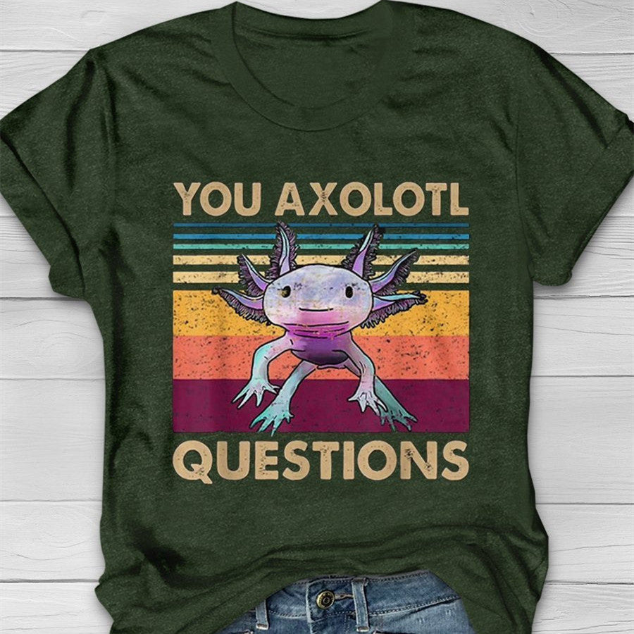 European And American Digital 3D Printing Women's Street T-shirt