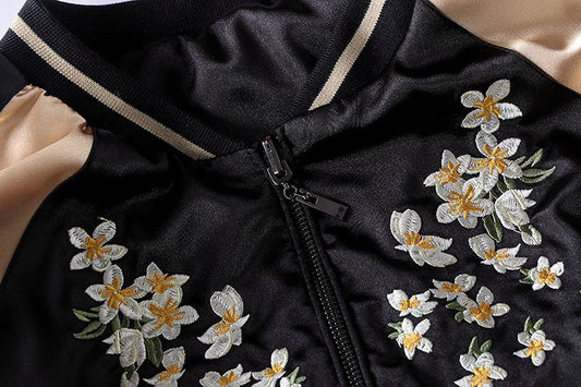 Baseball Suit Men's And Women's Embroidered Yokosuka Jacket