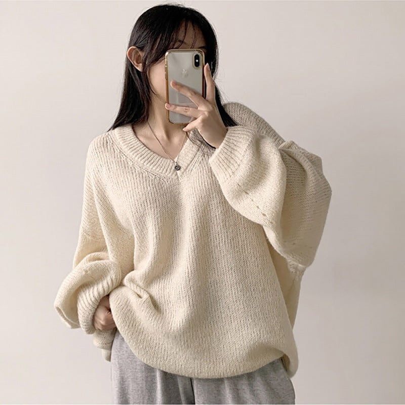 Pullover Long Sleeve Bandage Dress Slimming Sweater