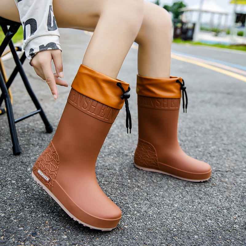 Women's Non-slip Wear-resistant Rain Boots