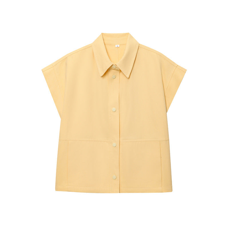 Women's Loose Vest Short Sleeve Top