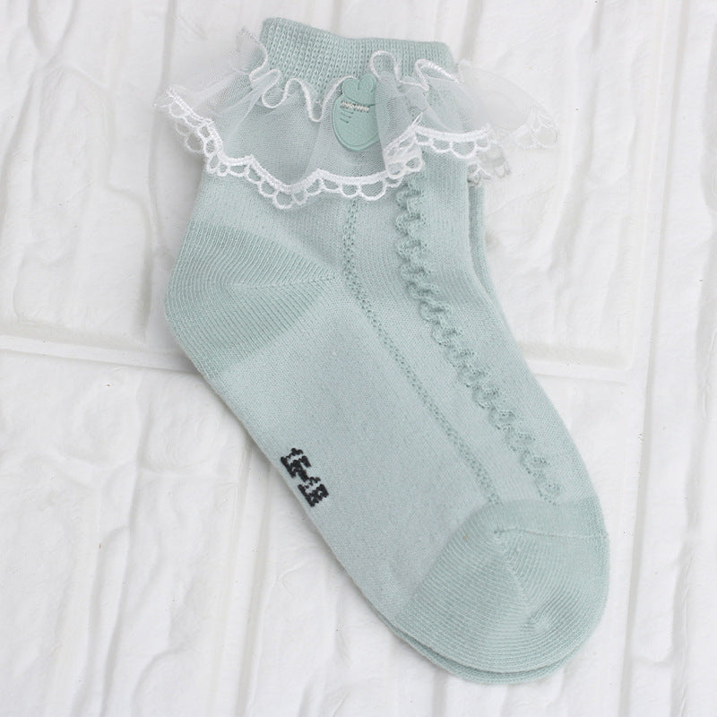 Japanese And Korean Trend Girl Socks Lace Princess