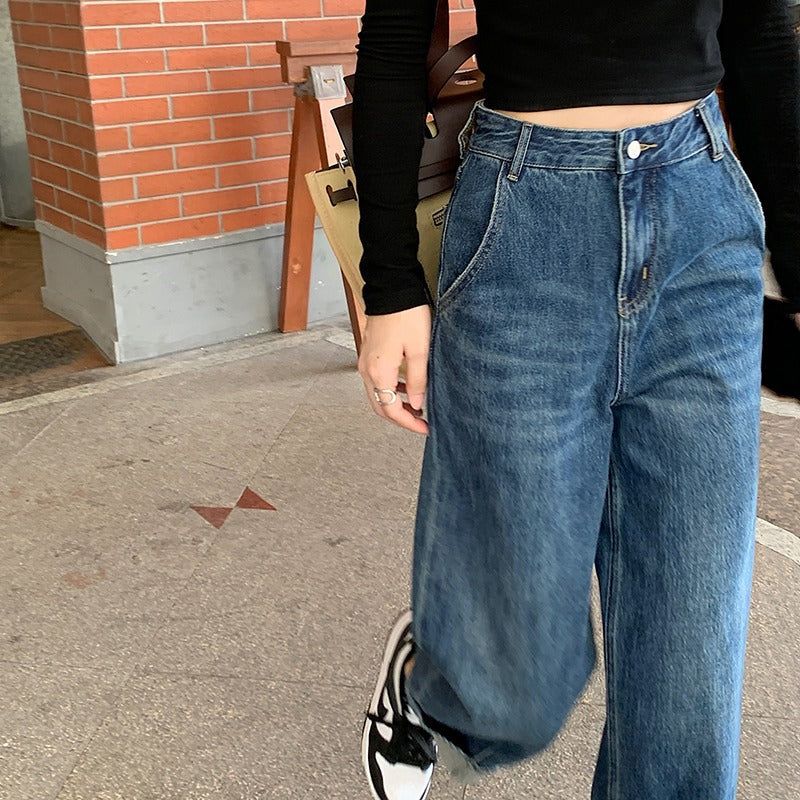 Washed All-match Loose-fitting Harem Pants