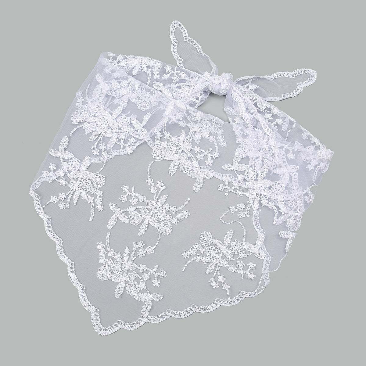 Embroidered Nylon Embroidered Decoration Shawl Scarf