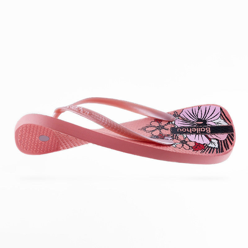 Women's Summer Flip-flops Printed PVC Non-slip
